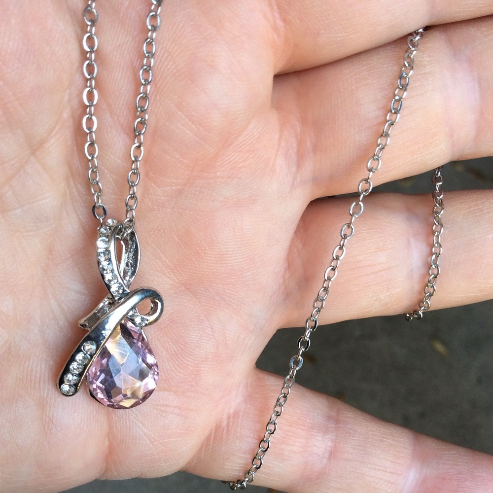 Fashion Jewelry Silver Plated Necklace with Pendant